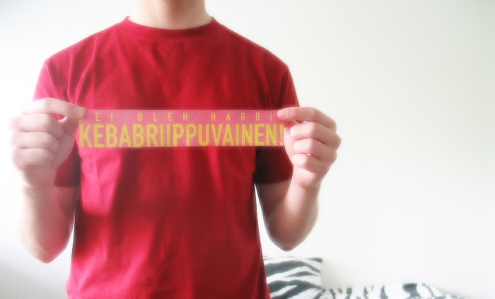 Hei olen Harri, kebabriippuvainen!